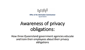 image of Awareness of Privacy Obligations Audit presentation