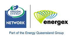 Ergon Energex energy network logo
