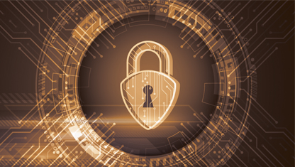 Lock with circular data points